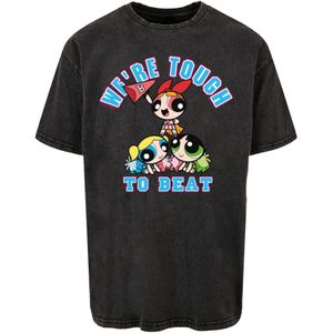 F4NT4STIC Shirt 'Powerpuff Girls Tough To Beat'  azuur / rood / zwart / wit