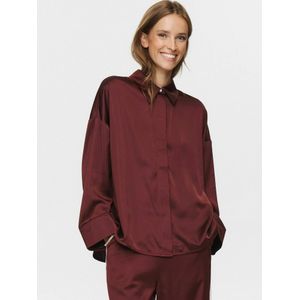 NÜMPH Blouse 'NUSANTINA'  wijnrood