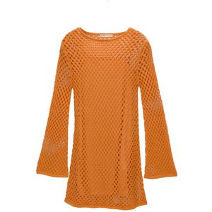 Pull&Bear Gebreide jurk  oranje