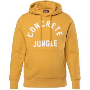 Men Plus Sweatshirt  geel / wit