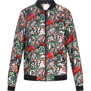 ALEKO Tussenjas  groen / rood / zwart / wit