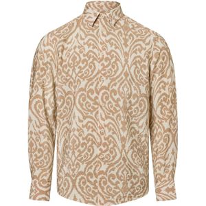 DRYKORN Overhemd 'Ramis'  beige / donkerbeige