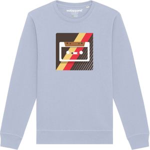 Watapparel Sweatshirt 'Kassette'  lichtblauw / gemengde kleuren