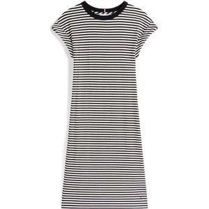 TOMMY HILFIGER Jurk  zwart / wit