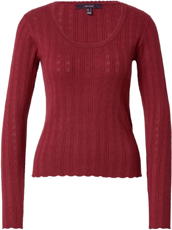 Vmwillow - Gebreide Pullover - U-Hals - Lange Mouwen - Regular Fit