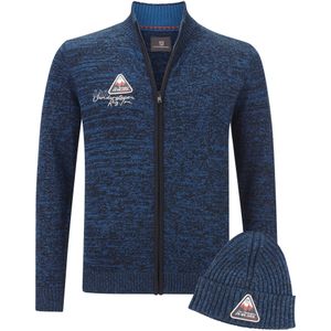 Jan Vanderstorm - APKE - Vest - Blauw - Met Pet - Comfort Fit