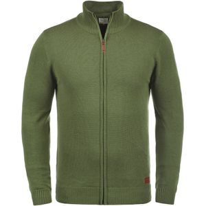 BLEND Gebreid vest 'BHNorman'  groen / olijfgroen