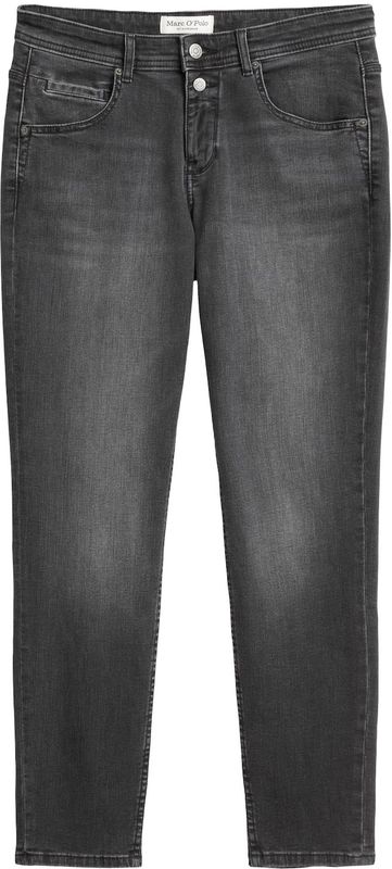 Mid waist boyfriend jeans van katoenmix, model 'THEDA'