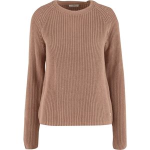Gebreide pullover met ribboorden