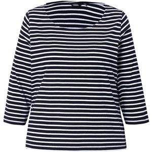 Ulla Popken Shirt  zwart / wit