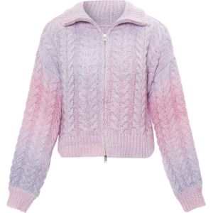 Sookie Gebreid vest  lila / pastellila / lichtlila