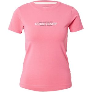 GUESS JEANS Shirt  pitaja roze / zwart / wit