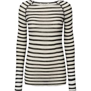 Gai+Lisva Trui 'Amalie'  lichtbeige / zwart