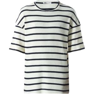 VAMOS CLO Shirt  zwart / offwhite