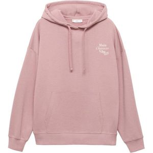 MANGO TEEN Sweatshirt 'Main'  lichtroze / wit