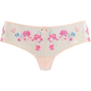 Harembroek - Bloemenprint - Kant en Borduursels - Taillehoogte Mid Waist