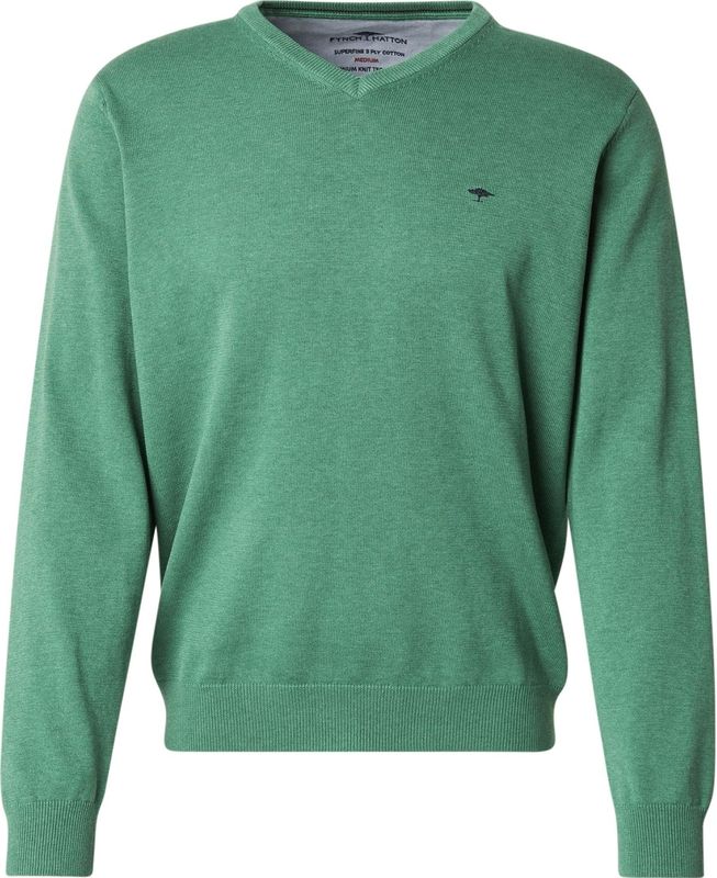 Fynch Hatton - 1513211 - Trui - V-hals - Superfijn Katoen