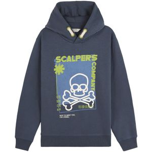 Scalpers Sweatshirt ' '  blauw / navy