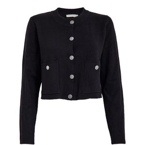 DESIRES Gebreid vest 'Lallana'  zwart