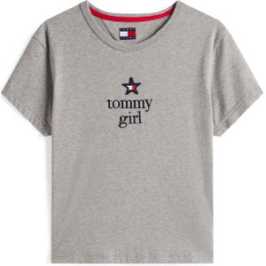 Tommy Jeans Shirt  grijs gemêleerd / zwart