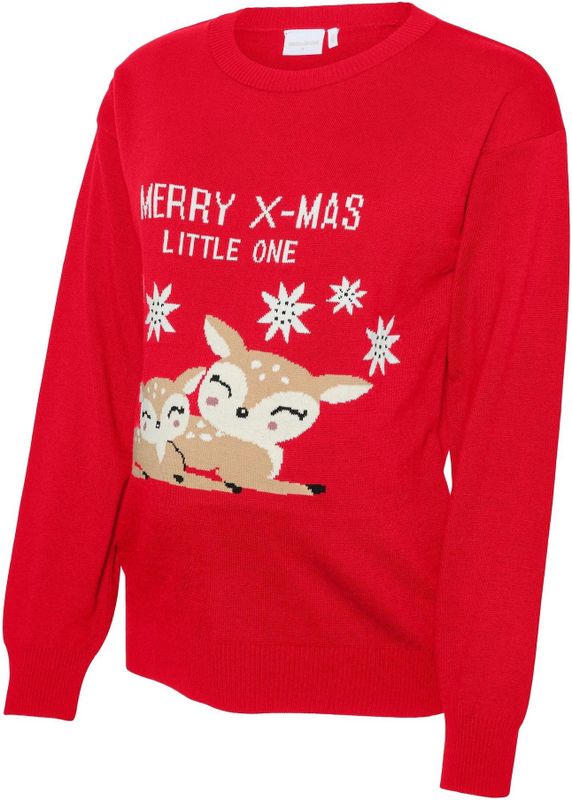 Gebreide Pullover - Regular Fit - O-hals - Lange Mouwen - Kerstmis