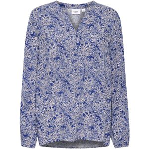 SAINT TROPEZ Blouse  donkerblauw / wit