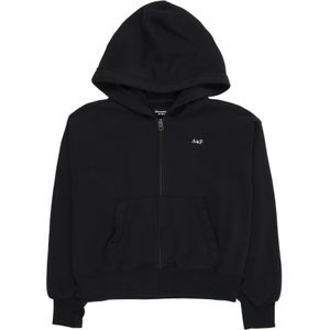 Abercrombie & Fitch Sweatvest 'ESSENTIAL'  zwart