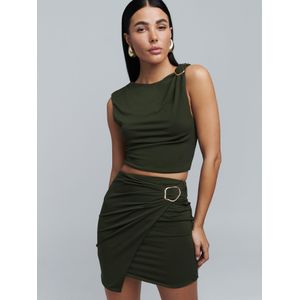 BWLDR Top 'PRIA'  olijfgroen