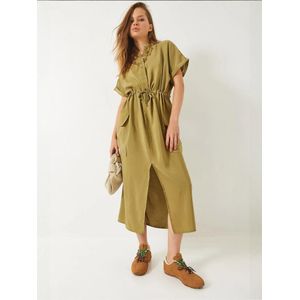 Bianco Lucci Blousejurk  olijfgroen