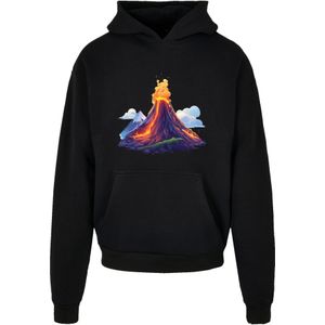 F4NT4STIC Sweatshirt 'Vulkanausbruch'  gemengde kleuren / zwart