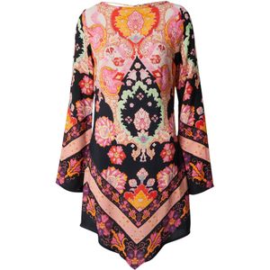 Nasty Gal Jurk  lichtgroen / pink / rood / zwart