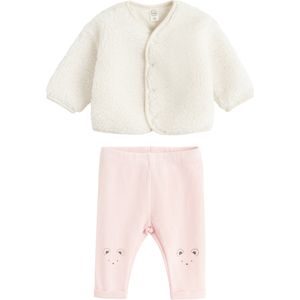 Cool Club Set  lichtroze / wit