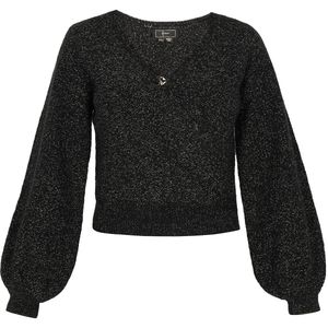 faina Trui  zwart / zilver