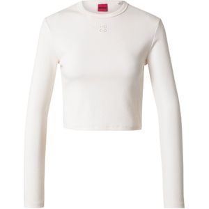 HUGO - Dafilomena_3 - Shirt - Wit - Lange Mouw