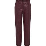 Harembroek - Effen - Imitatieleder - Regular Pasvorm - High Waist