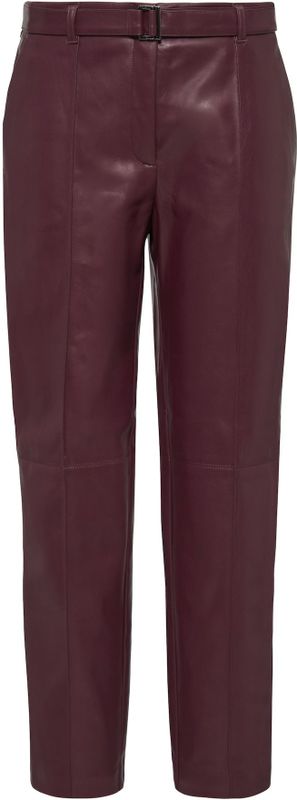 Harembroek - Effen - Imitatieleder - Regular Pasvorm - High Waist