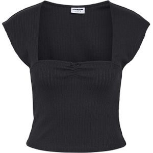 Noisy may Shirt 'NMSELENA'  donkergrijs