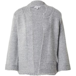 MORE & MORE Gebreid vest  lichtgrijs