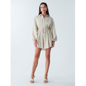 BWLDR Blousejurk 'Drift'  lichtbeige