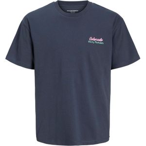 JACK & JONES Shirt  blauw / turquoise / orchidee