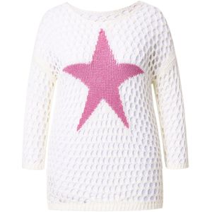 Angel of Style Trui  pink / wit