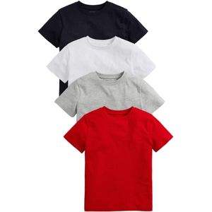 Next Shirt  lichtgrijs / donkerrood / zwart / wit