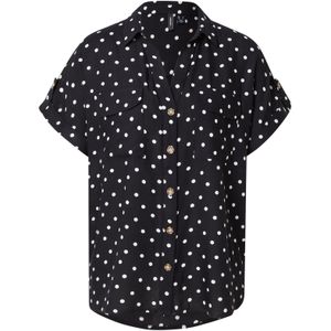 VERO MODA Blouse 'VMBUMPY'  zwart / wit