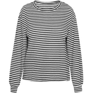 SANIKA Trui 'Everyday Fashion'  zwart / wit