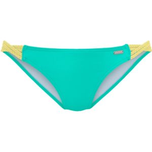 Look - Bikinibroekje - Mint - Polyamide - Gevlochten Details