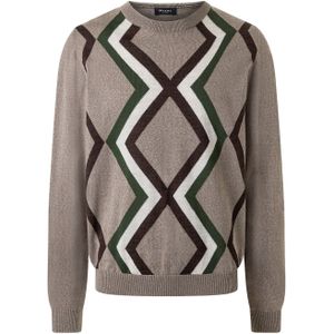 MAERZ Muenchen Trui  beige / zwart / wit