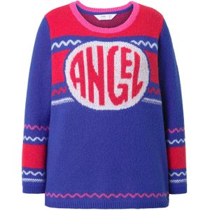 Angel of Style Trui  indigo / pink / rood / wit