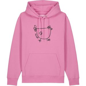 Watapparel Sweatshirt ' Le poulet - das Huhn '  rosa / zwart