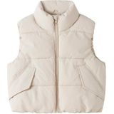 NAME IT - Puffer Gilet - Mouwloos - Met Afneembare Capuchon - Polyester Voering