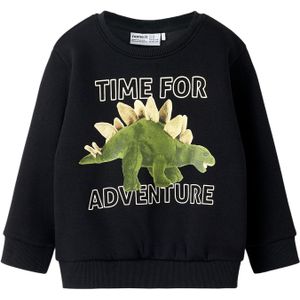 Sweatshirt - Regular Fit - Geborstelde Sweatstof - Lange Mouwen